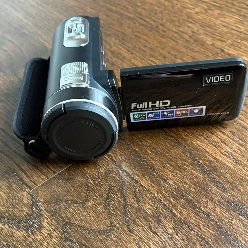 Black DVC Full HD Camcorder with Case